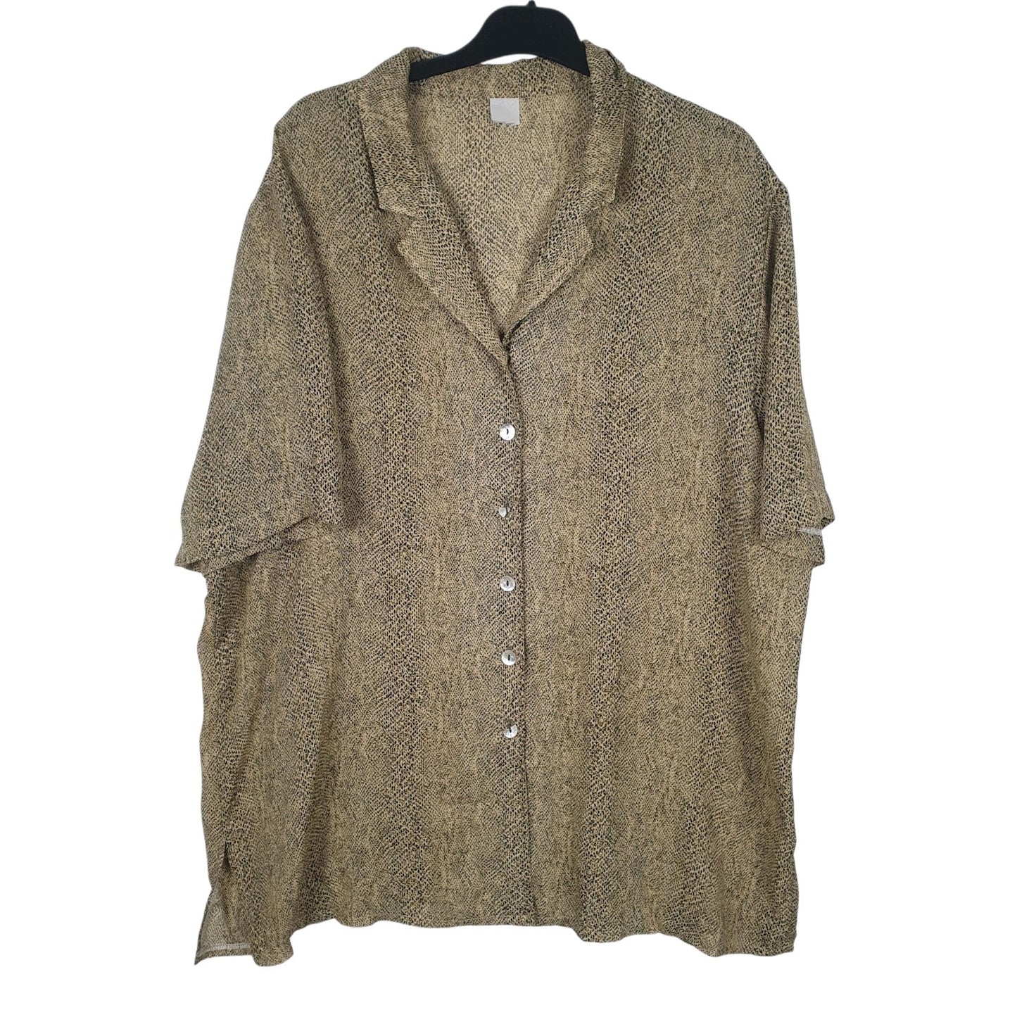 Mens Brown Unbranded  Short Sleeve Shirt