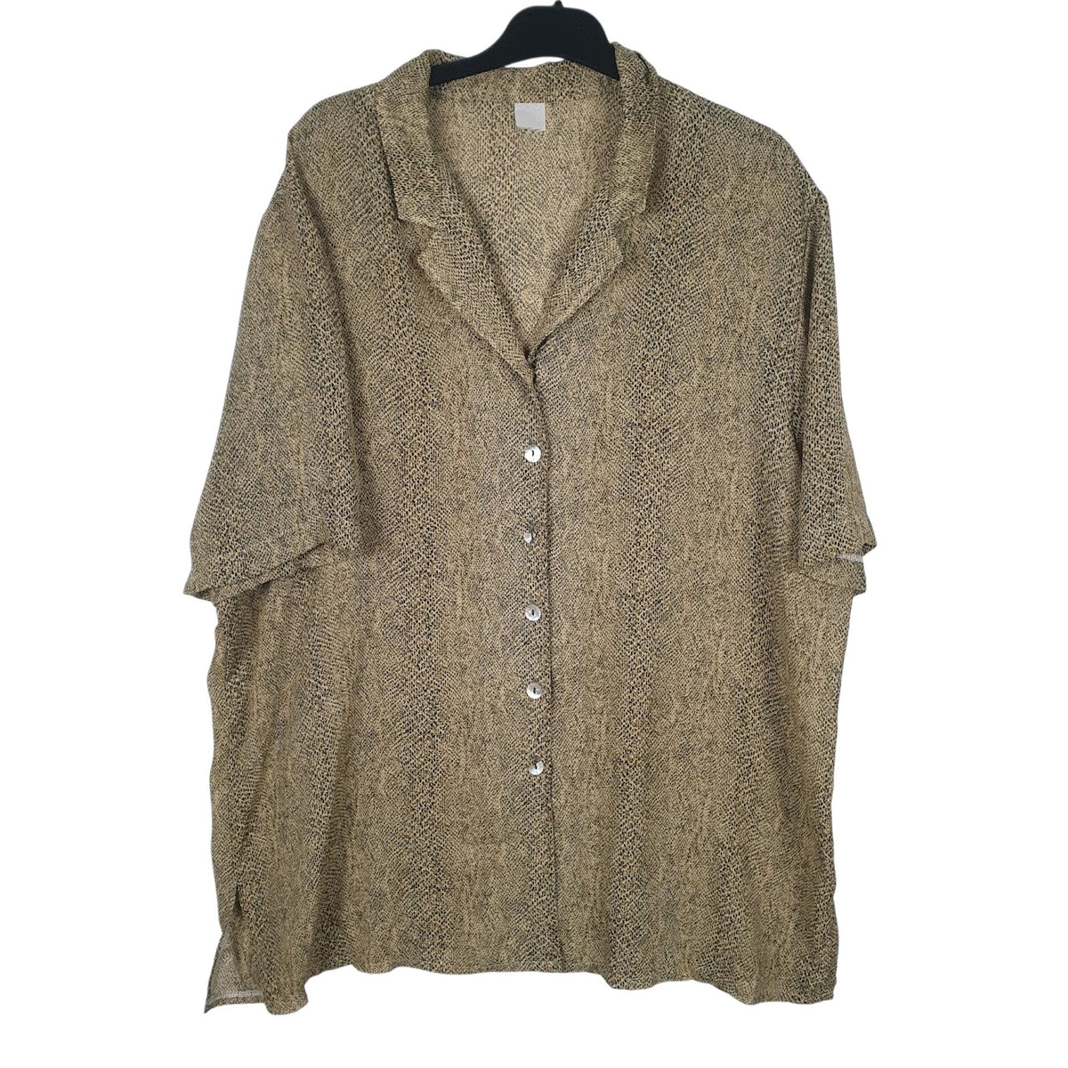 Mens Brown Unbranded  Short Sleeve Shirt
