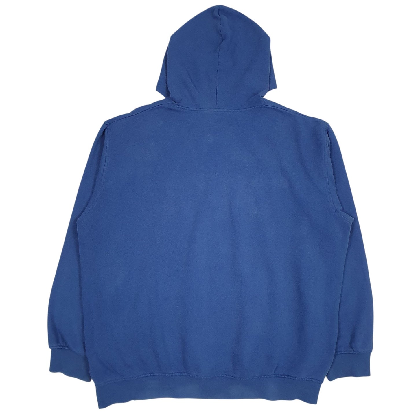 Mens Blue Nike Vintage 00s Spellout Hoodie Jumper
