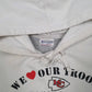 Womens White Champion Kansas City Chiefs Hoodie Jumper