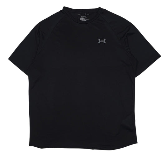 Mens Black Under Armour Active Wear Short Sleeve T Shirt