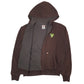 Mens Brown Dickies Workwear Padded Metro Parks Full Zip Jumper