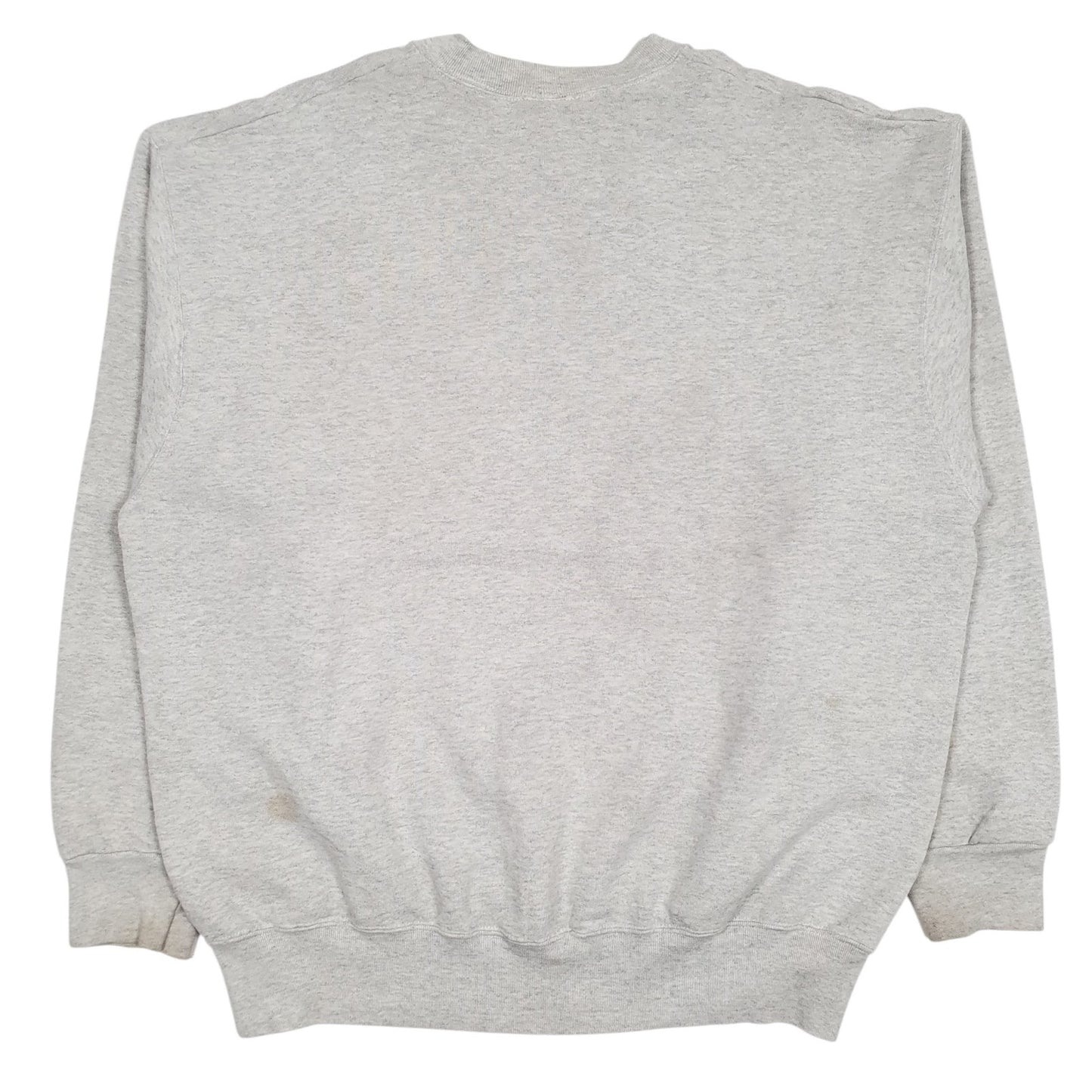 Mens Grey Pro Player Vintage 90s NFL Oakland Raiders Crewneck Jumper