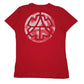 Mens Red Armani   T Shirt