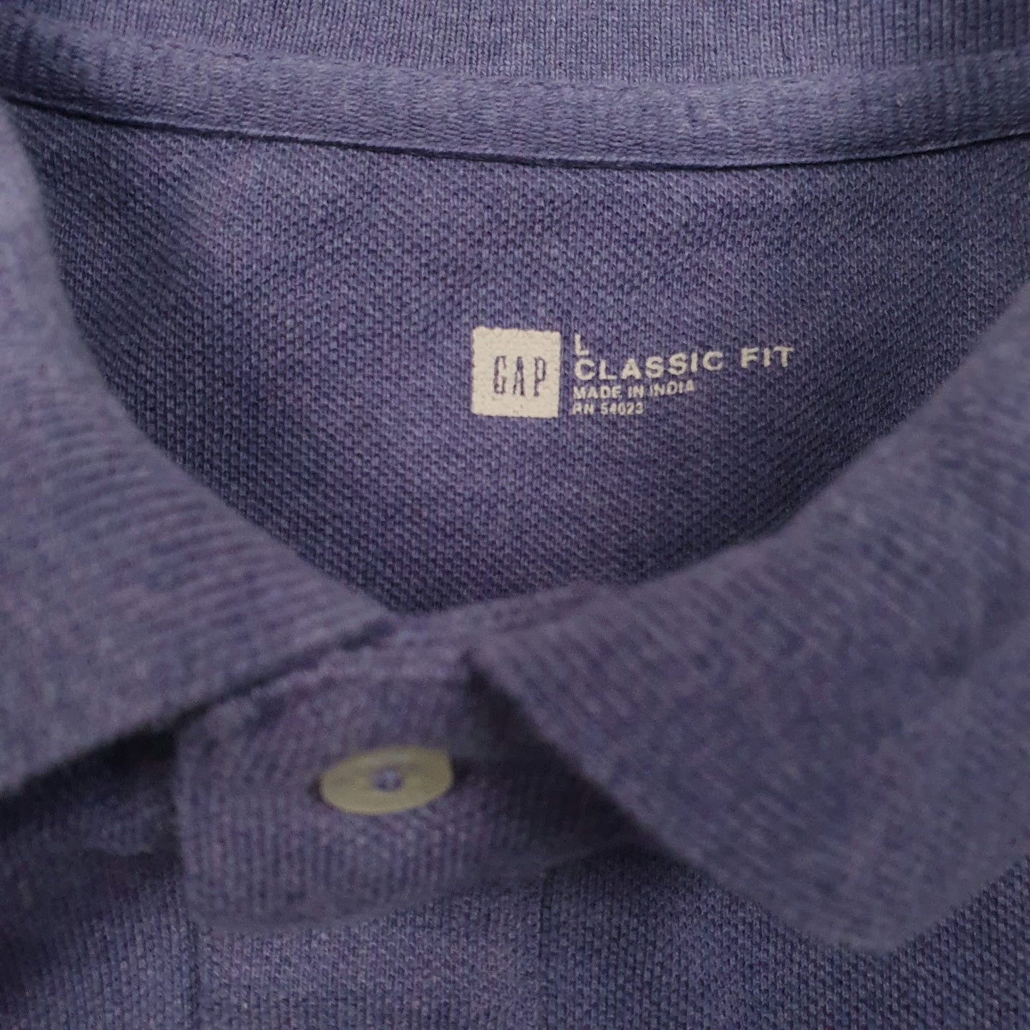 Mens Purple Gap   Polo Shirt