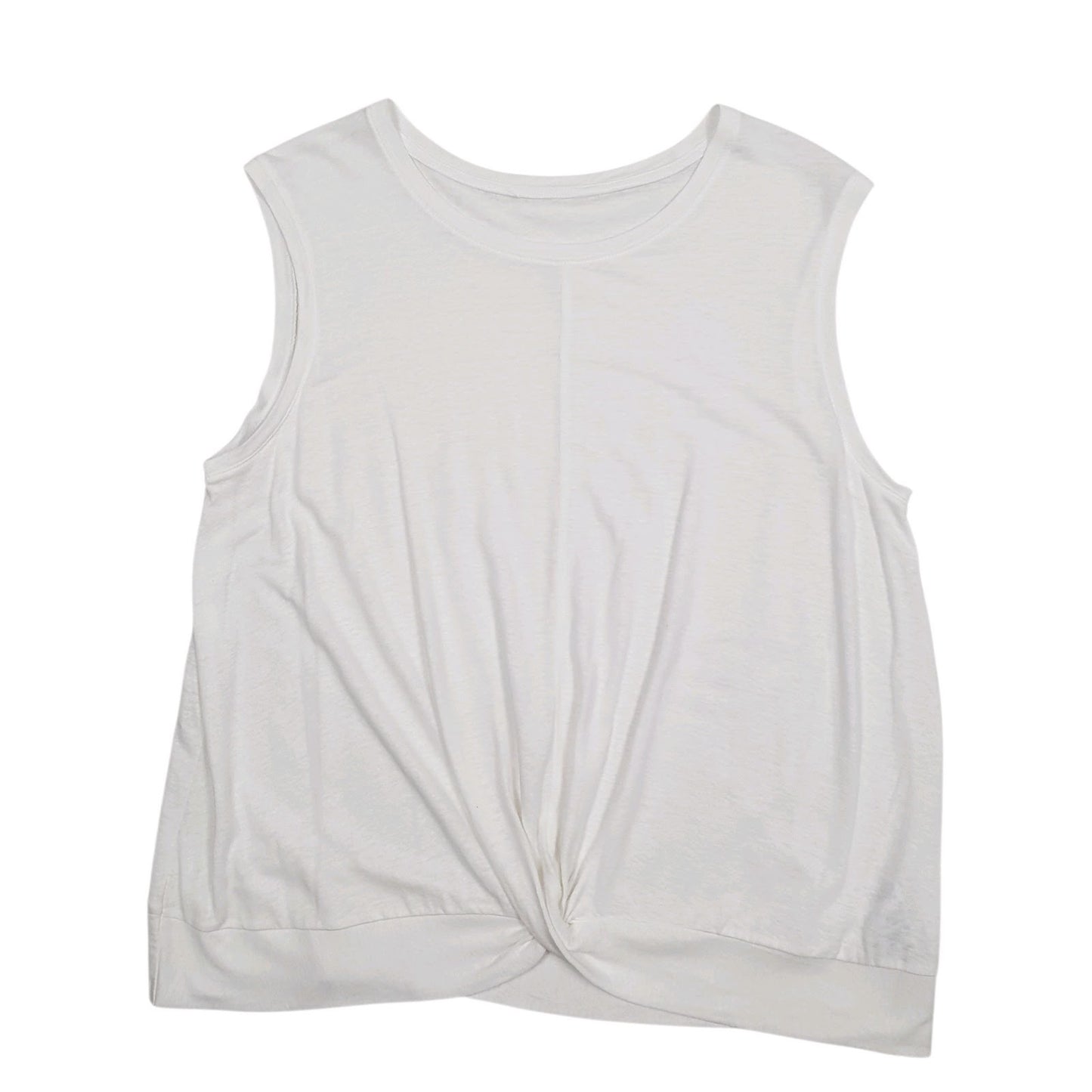 Womens White M&S  Sleeveless T Shirt