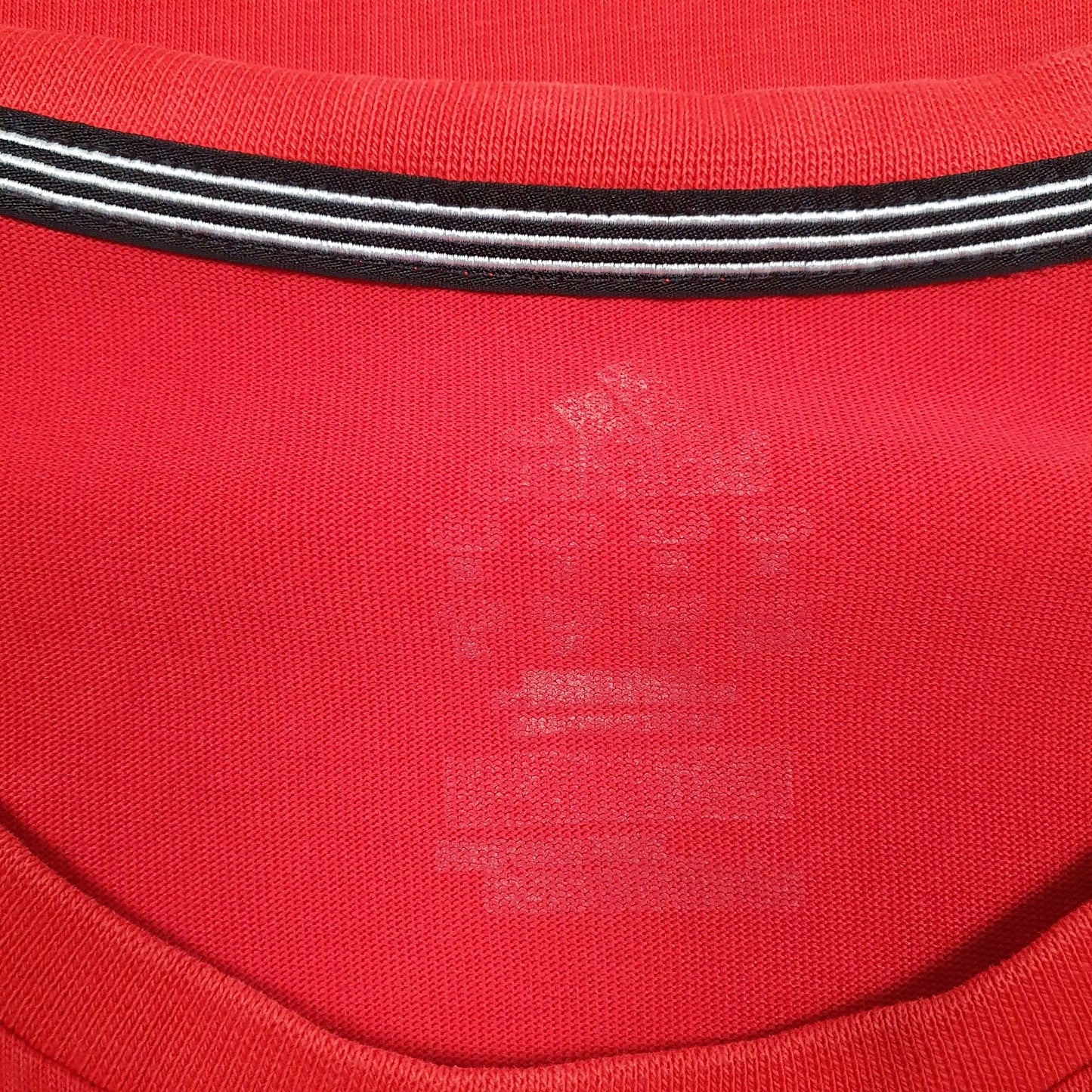 Mens Red Adidas Spellout Climalite  T Shirt