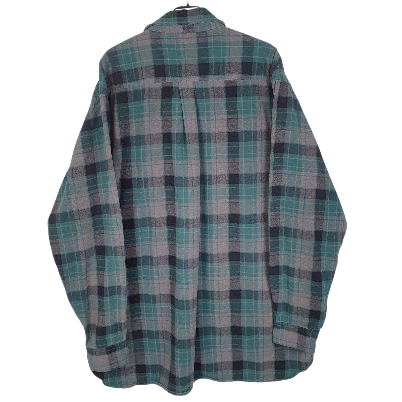 Mens Grey L.L.Bean Chamois  Shirt