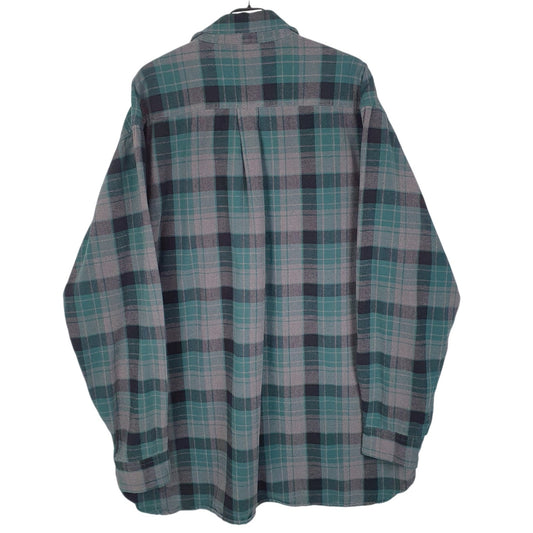 Mens Grey L.L.Bean Chamois  Shirt