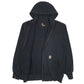 Mens Black Carhartt General Pump Full Zip Jumper