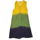 Womens Yellow Jean Paul Shear Throw Beach Sleeveless Dress