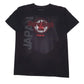 Mens Black Hard Rock Spellout Japan Tokyo Short Sleeve T Shirt
