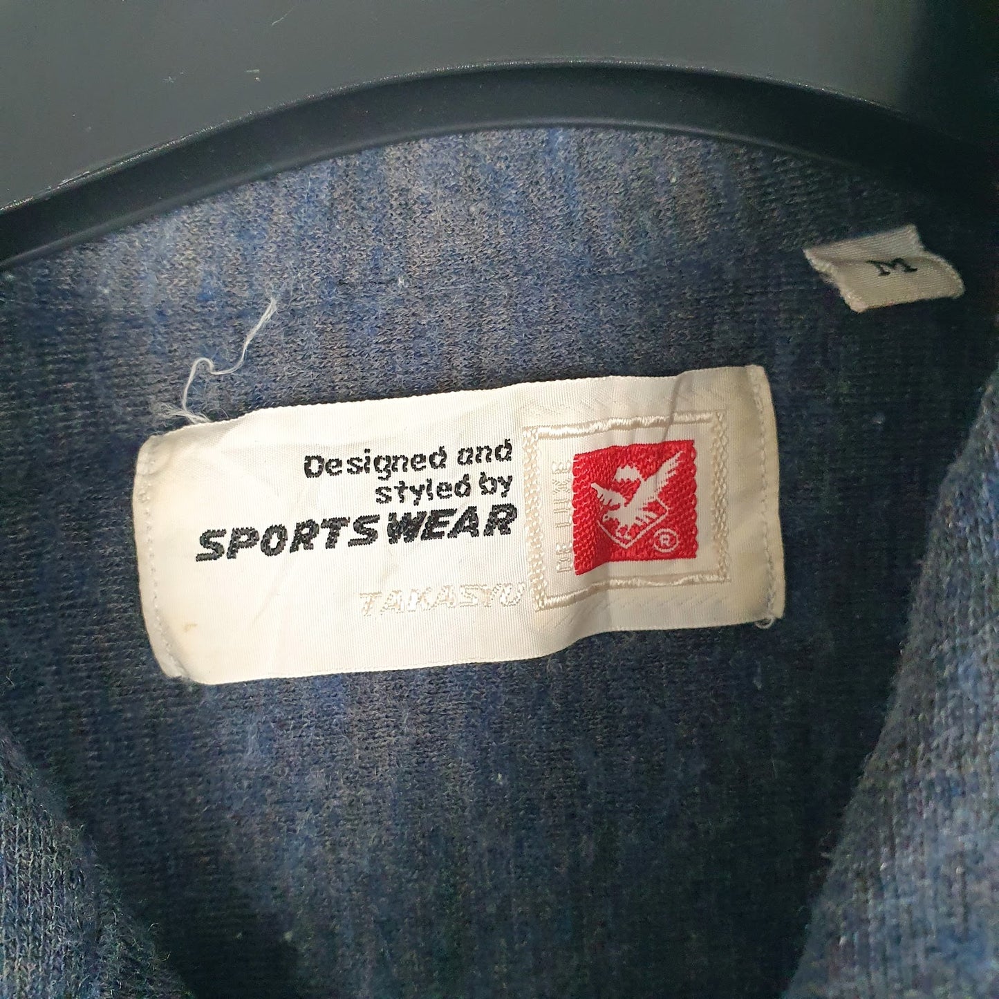Womens Blue Sports Wear Vintage  Shirt