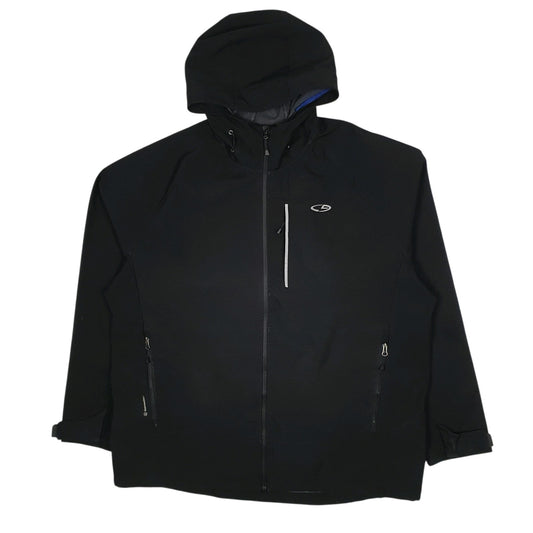 Mens Black Champion Softshell Hoodie Coat