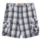 Mens White Lee Dungarees Cargo Shorts