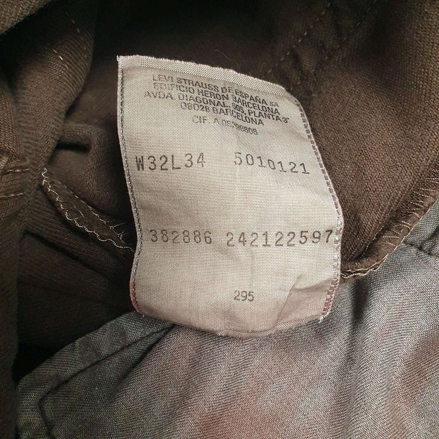 Mens Brown Levis Vintage 90s  Jeans