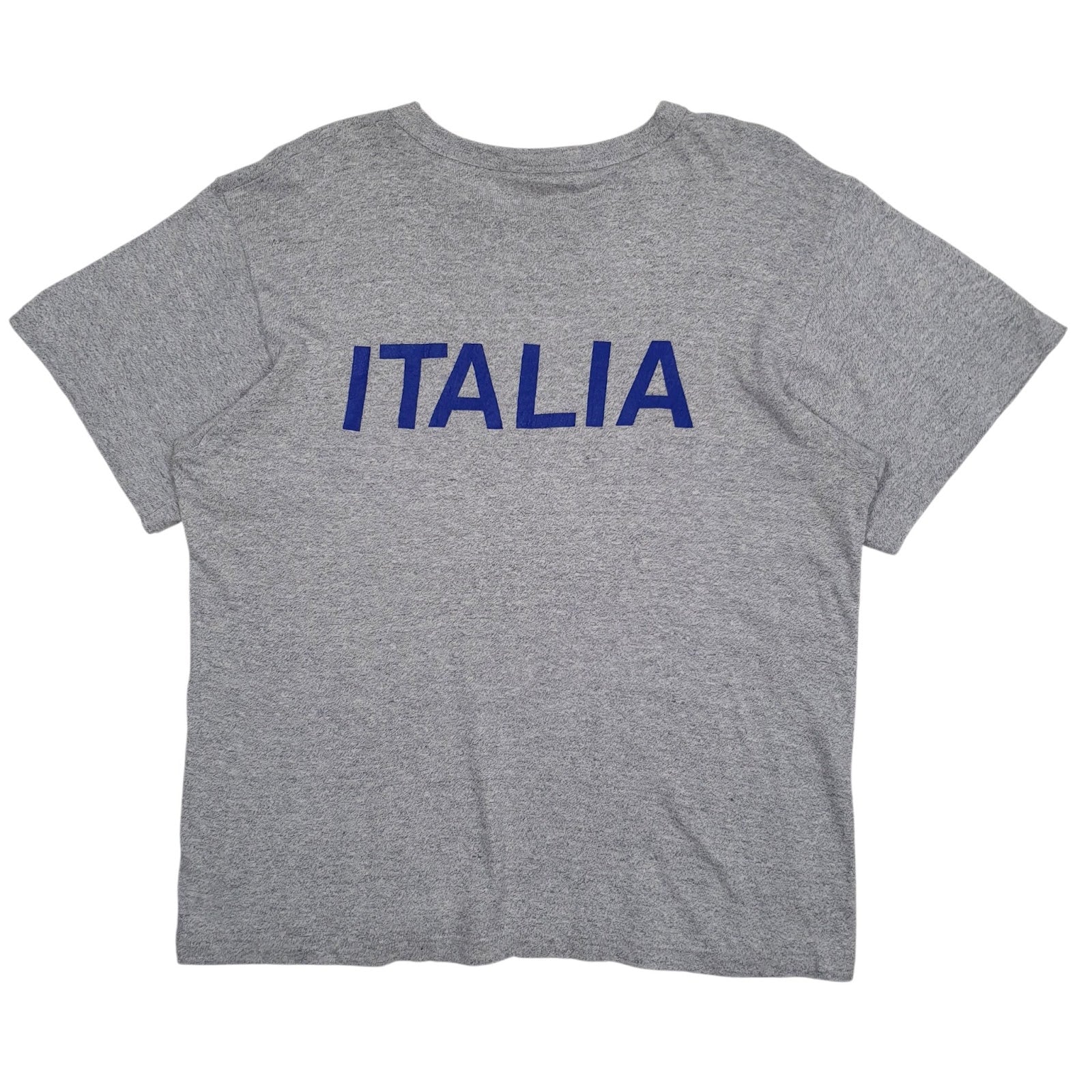 Mens Grey Champion Vintage 90s Italy Italia  T Shirt