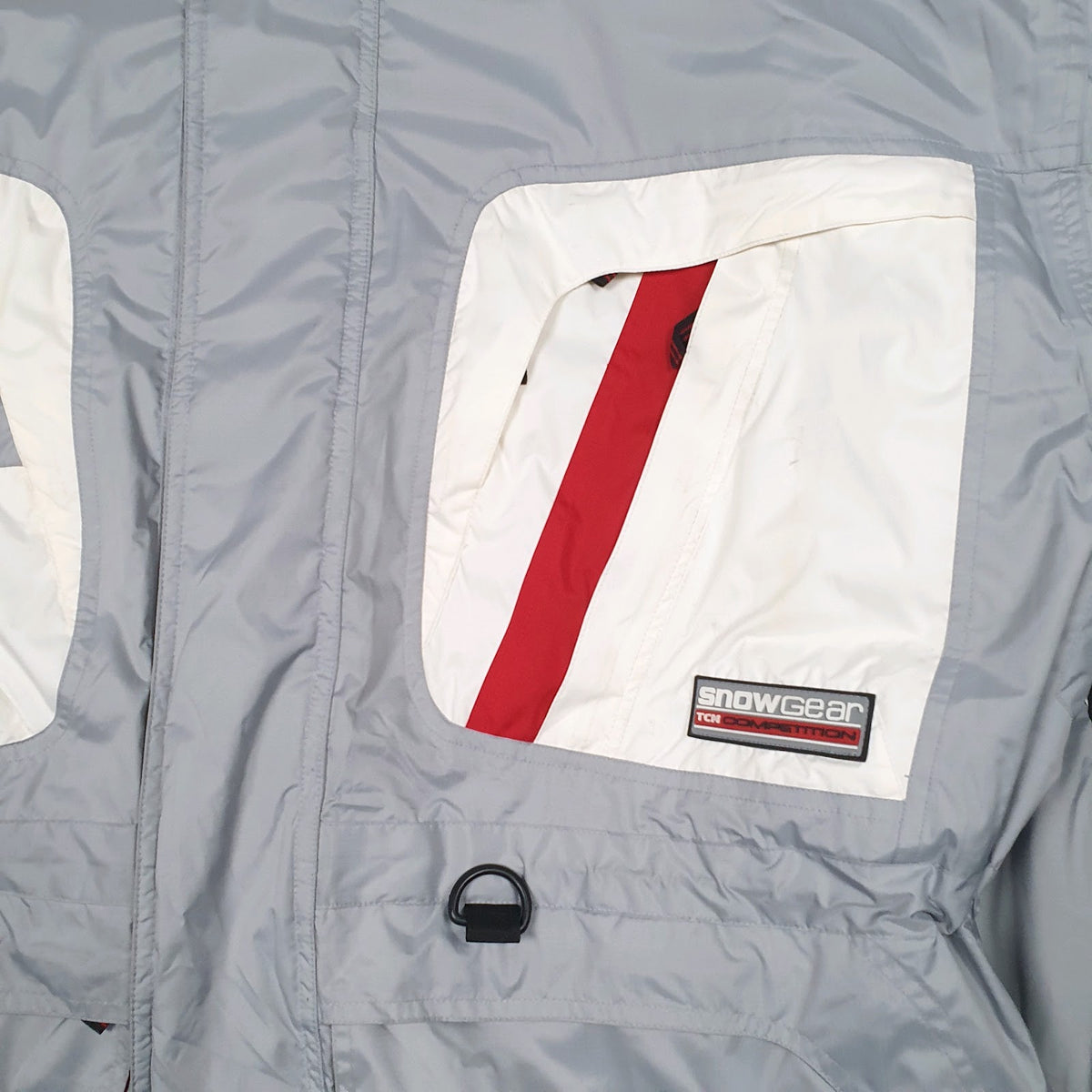 Mens Grey Snow Gear Vintage Ski  Coat