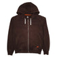 Mens Brown Nike Hoodie Full Zip Jumper