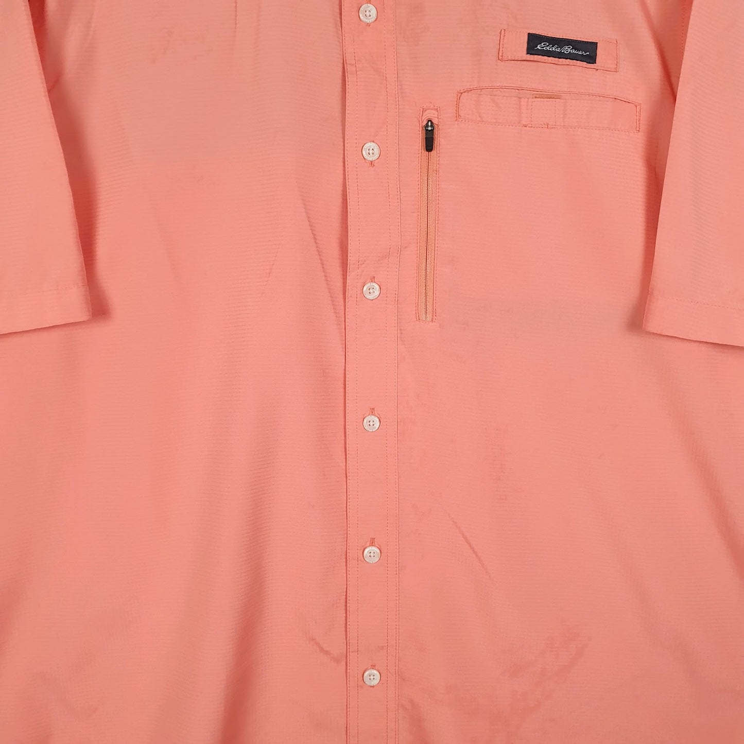 Mens Orange Eddie Bauer   Shirt