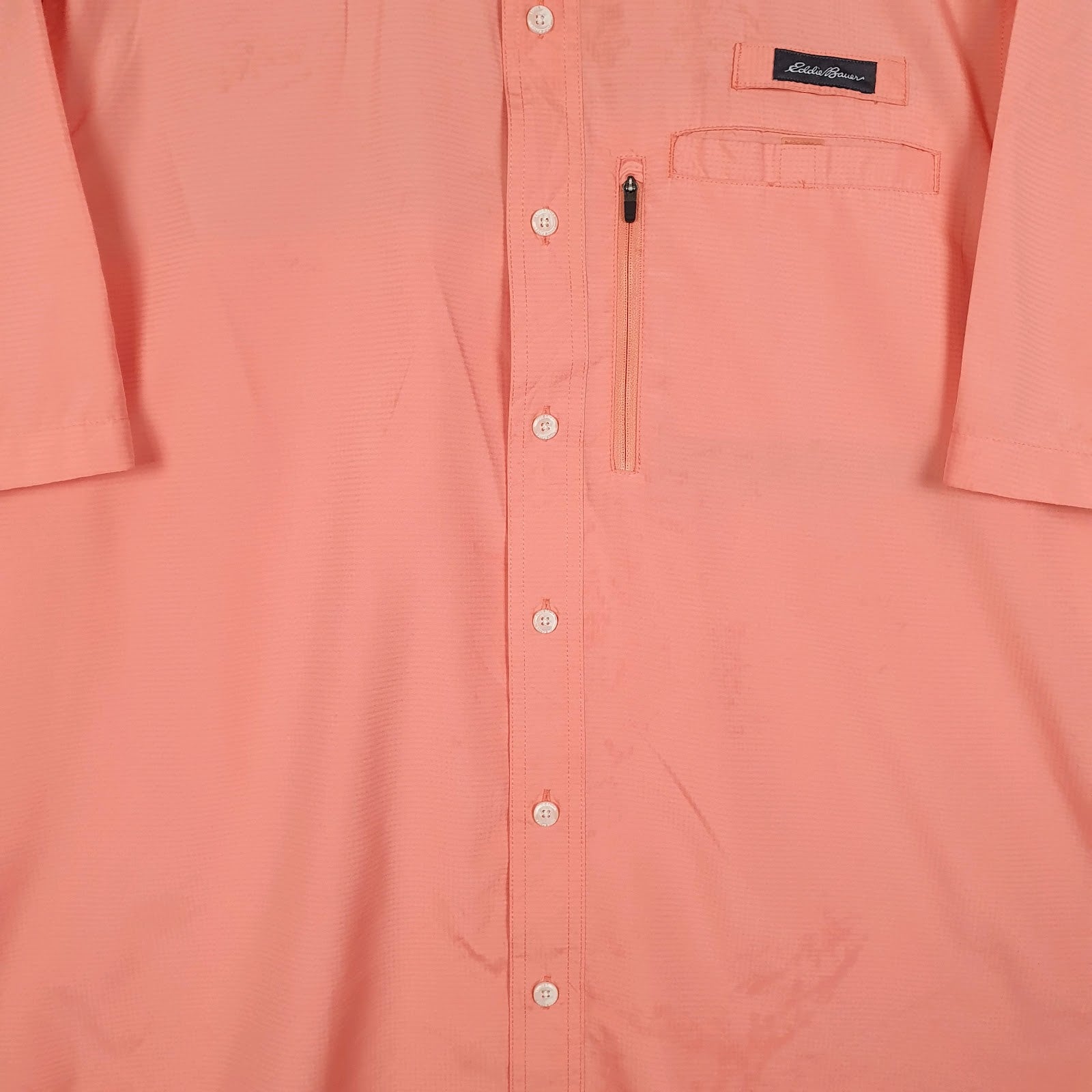Mens Orange Eddie Bauer   Shirt