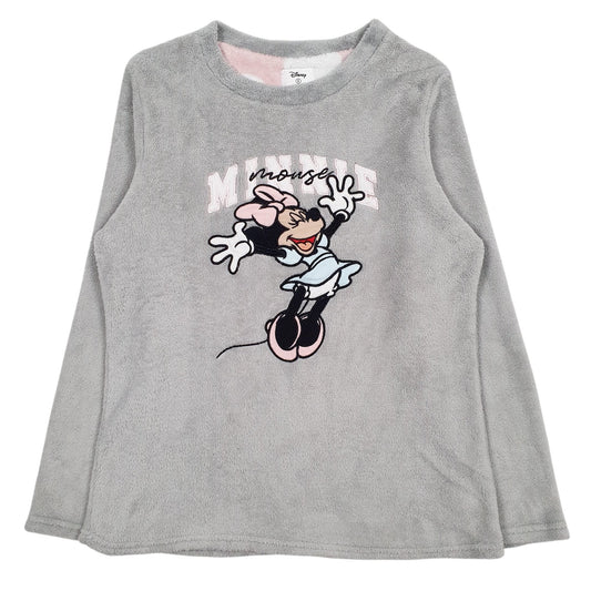 Womens Grey Disney Minnie Crewneck Jumper