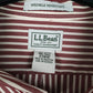 Mens Red L.L.Bean   Shirt