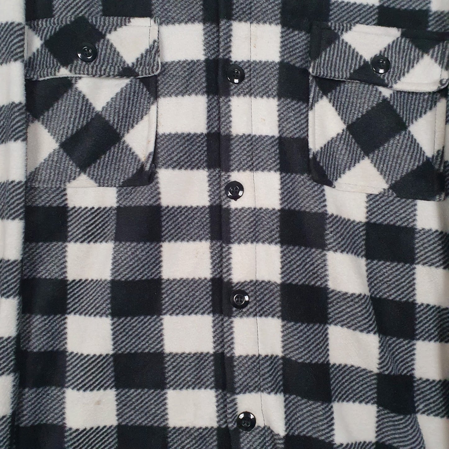Mens Grey Mengyue Thick Flannel  Shirt