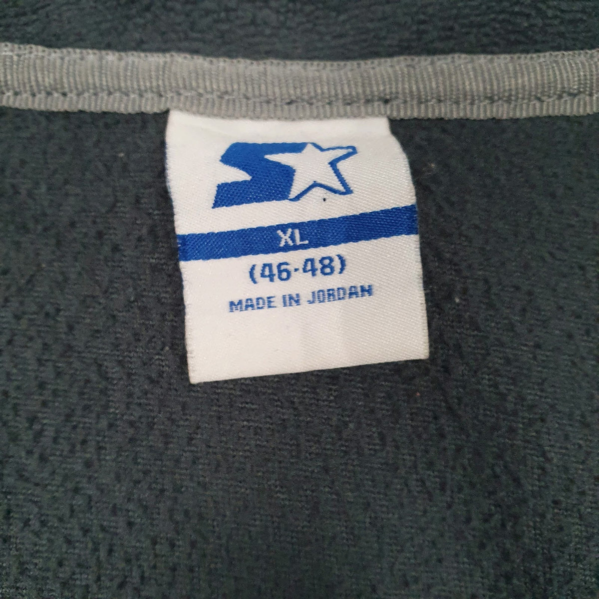 Mens Grey Starter  Full Zip Jumper