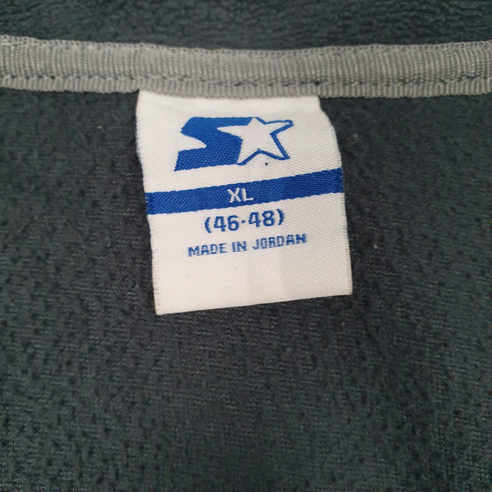 Mens Grey Starter  Full Zip Jumper