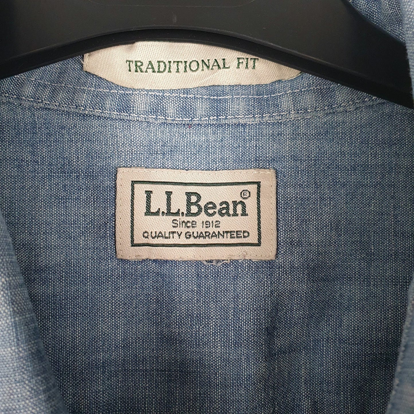 Mens Blue L.L.Bean   Shirt