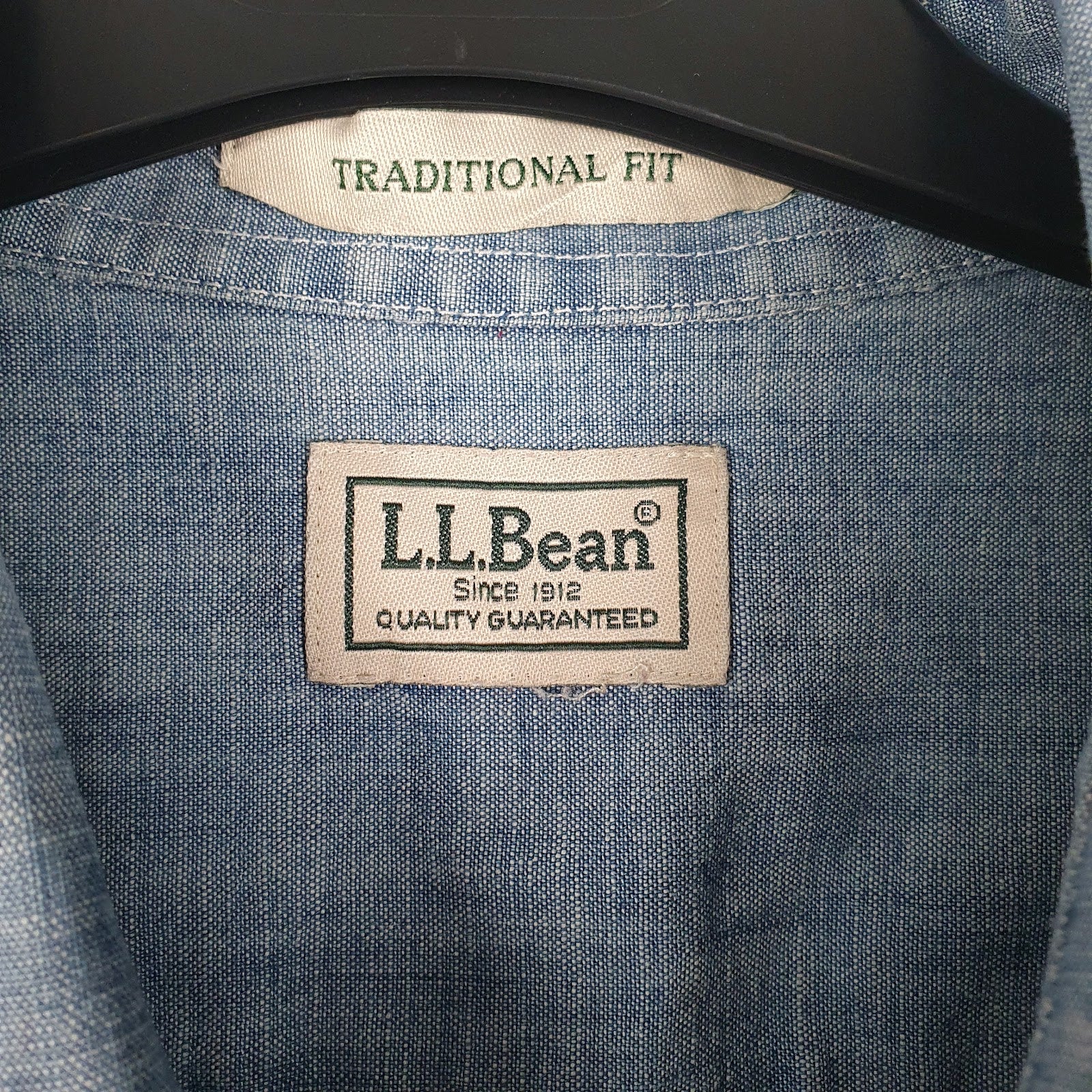 Mens Blue L.L.Bean   Shirt