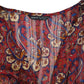 Womens Burgundy Shein Shear Beach Throw  Dress