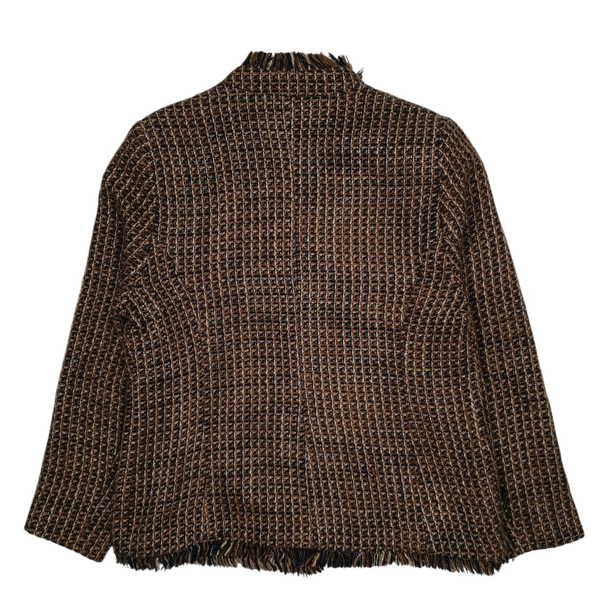 Womens Brown Classics Check  Coat