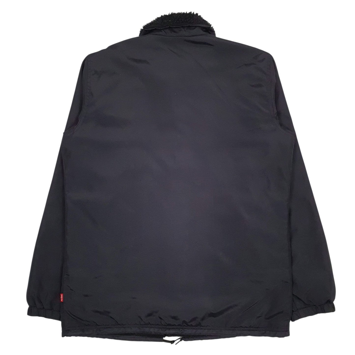 Mens Navy Levis Sherpa Lined  Coat