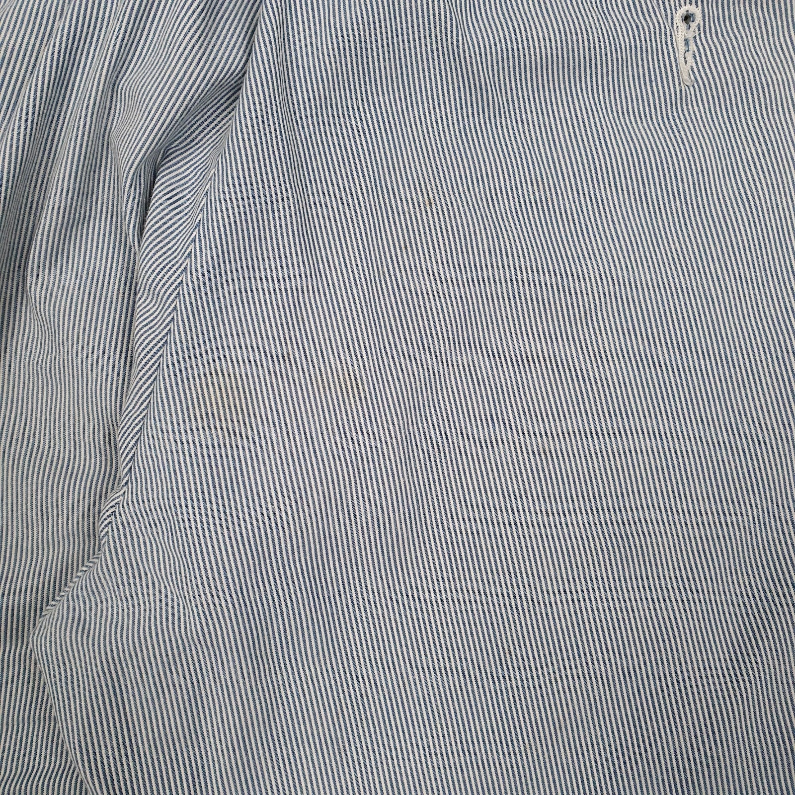 Mens Blue Polo Ralph Lauren Hickory Striped Slim Fit  Trousers