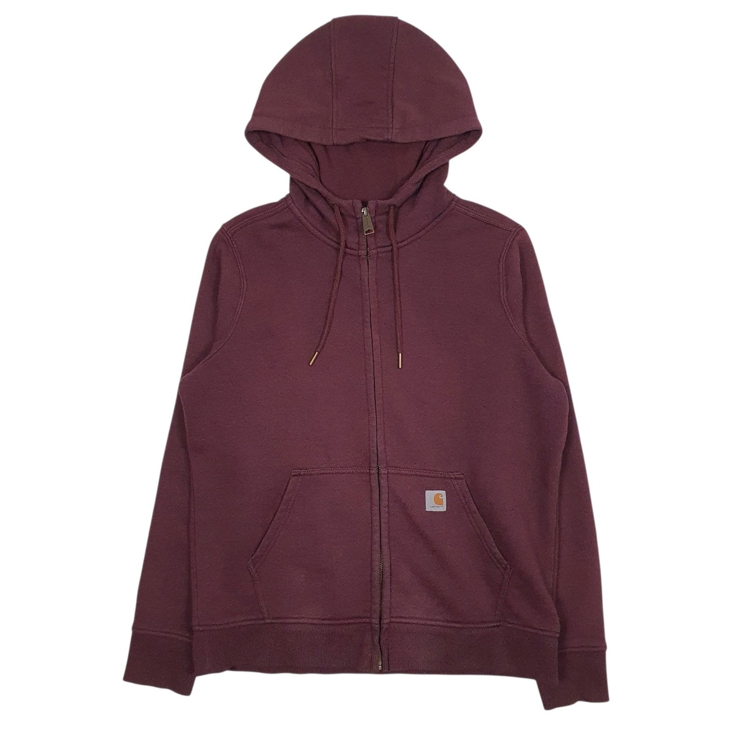 Womens Burgundy Carhartt  Full Zip Jumper