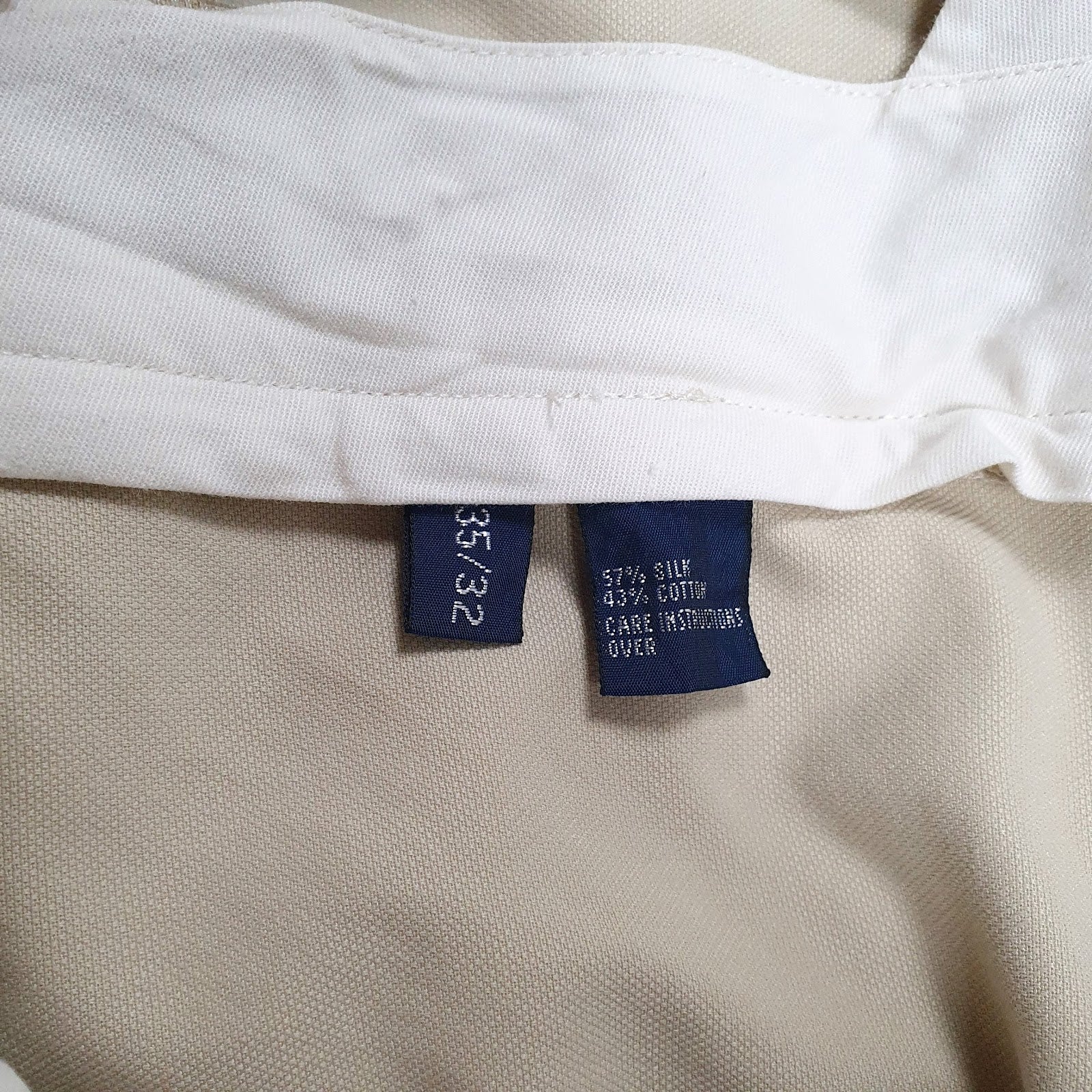 Mens Cream Polo Ralph Lauren Golf Pleated  Trousers