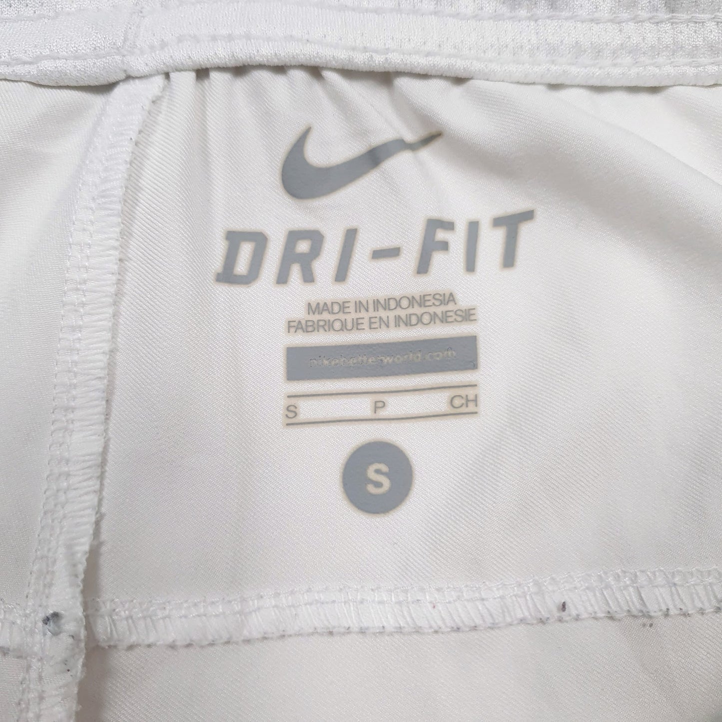Mens White Nike Dri-Fit Hoodie Shorts