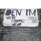 Mens Black Den Im Distressed  Shorts