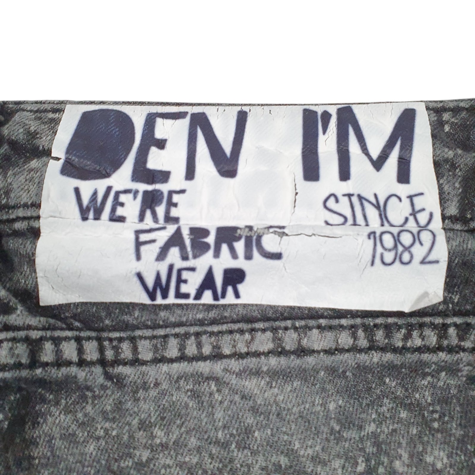 Mens Black Den Im Distressed  Shorts