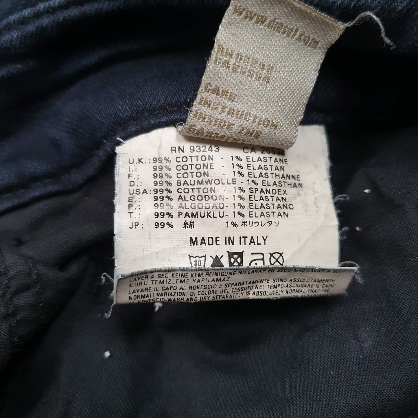 Womens Blue Diesel   Jeans