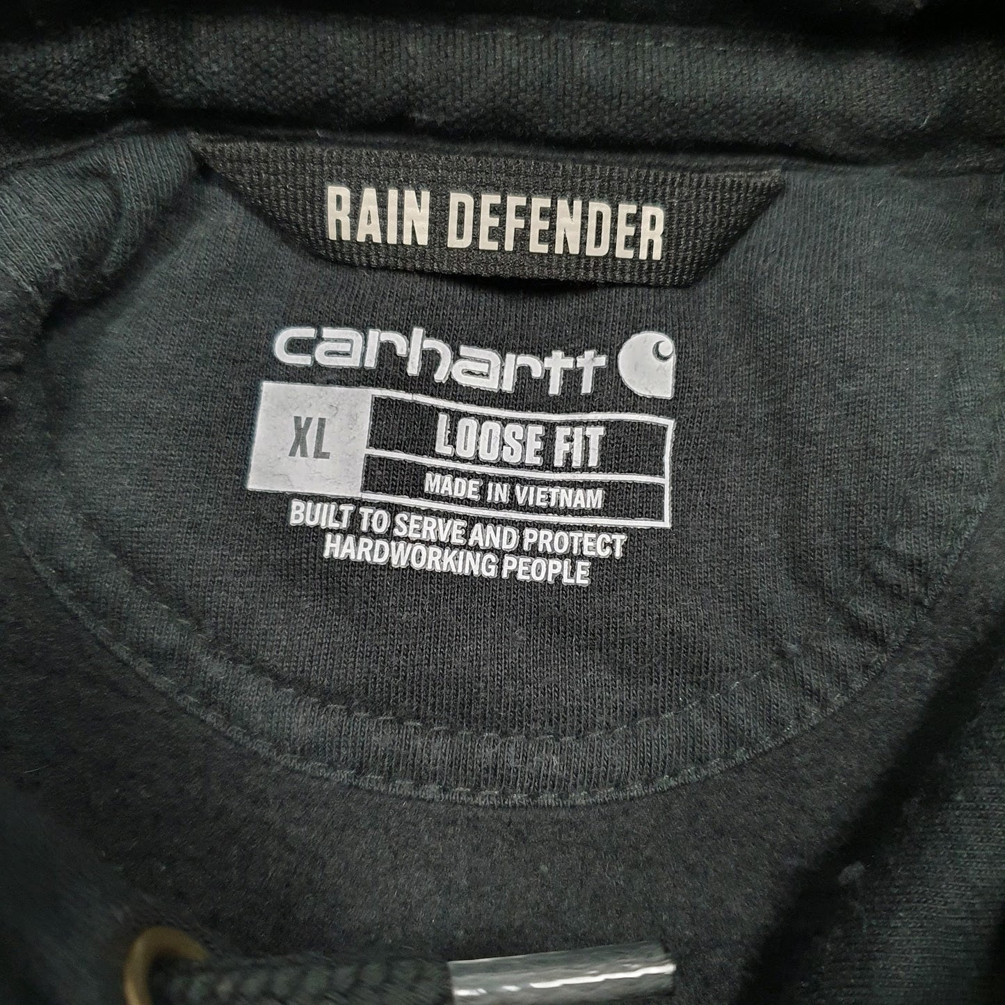 Mens Black Carhartt  Hoodie Jumper