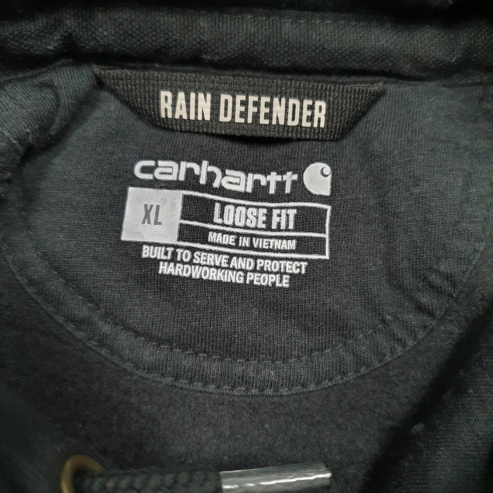Mens Black Carhartt  Hoodie Jumper