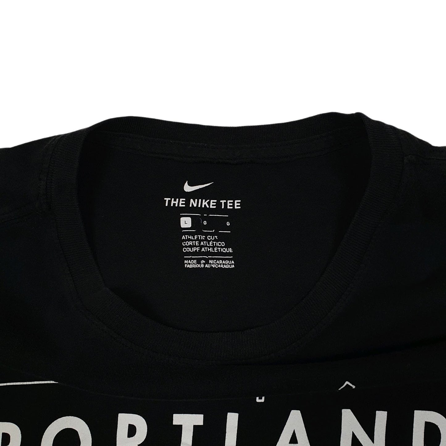 Mens Black Nike Portland  T Shirt