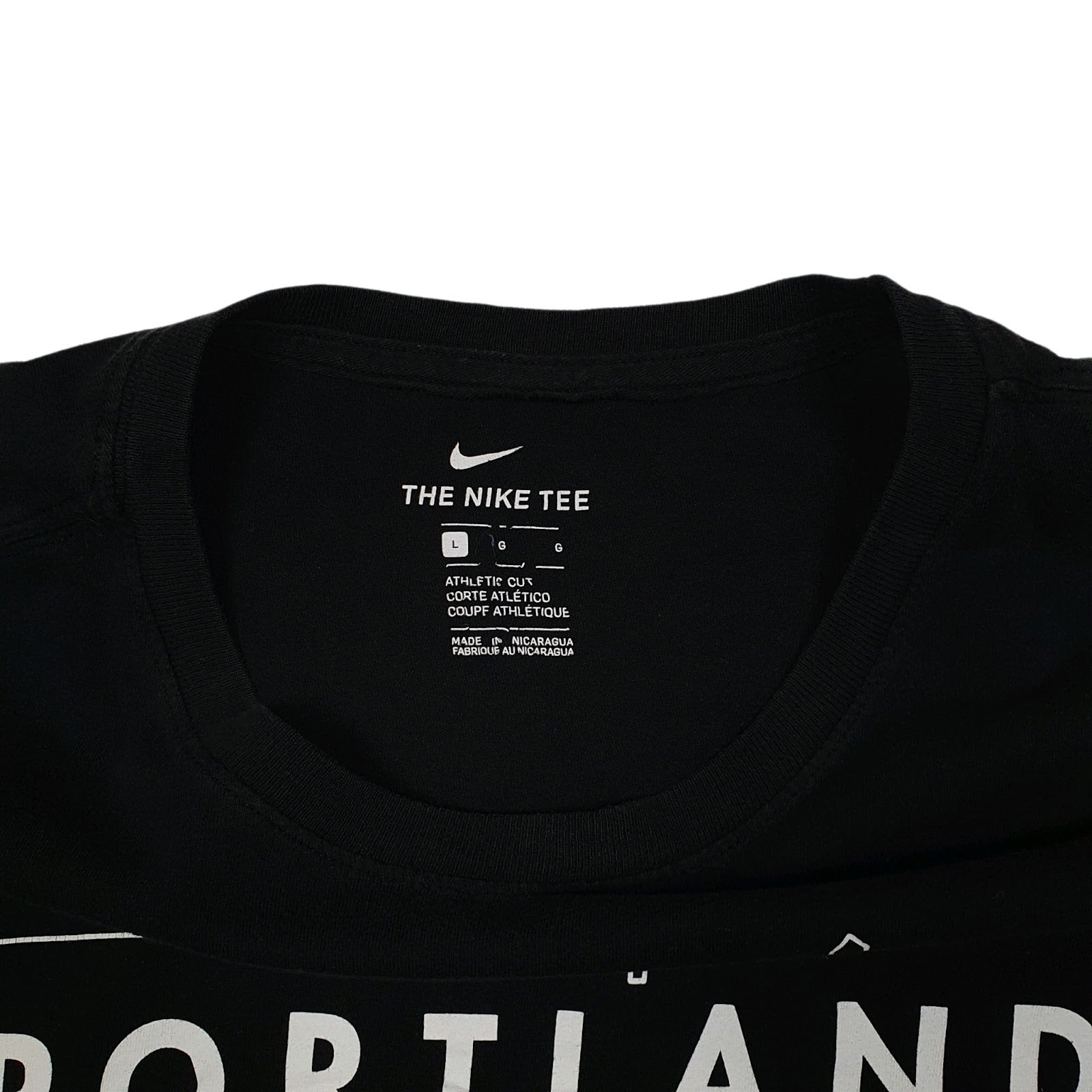 Mens Black Nike Portland  T Shirt