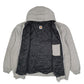Mens Grey Carhartt Hoodie Quilt Lined Full Zip Jumper