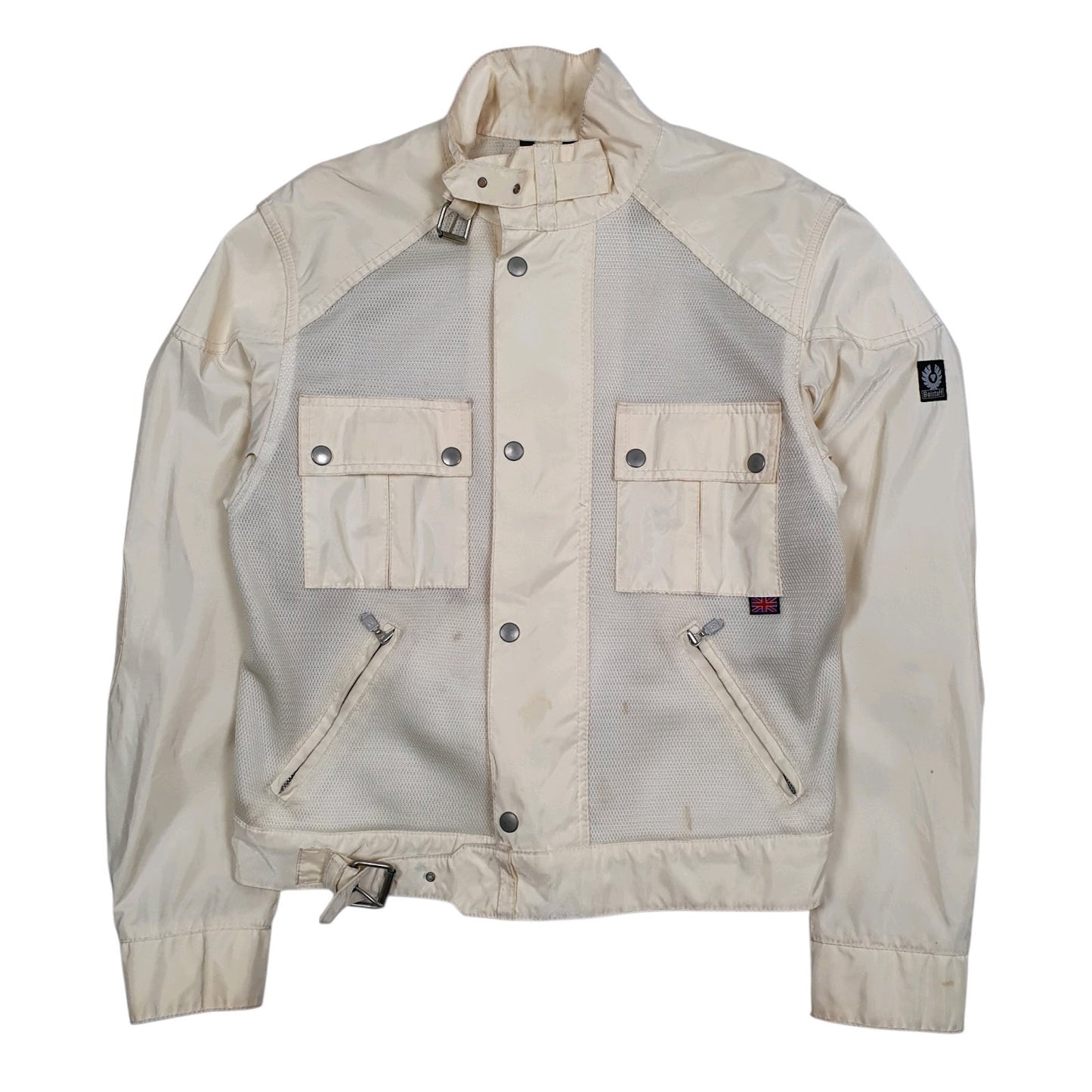 Womens Cream Belstaff Motorcycle  Coat