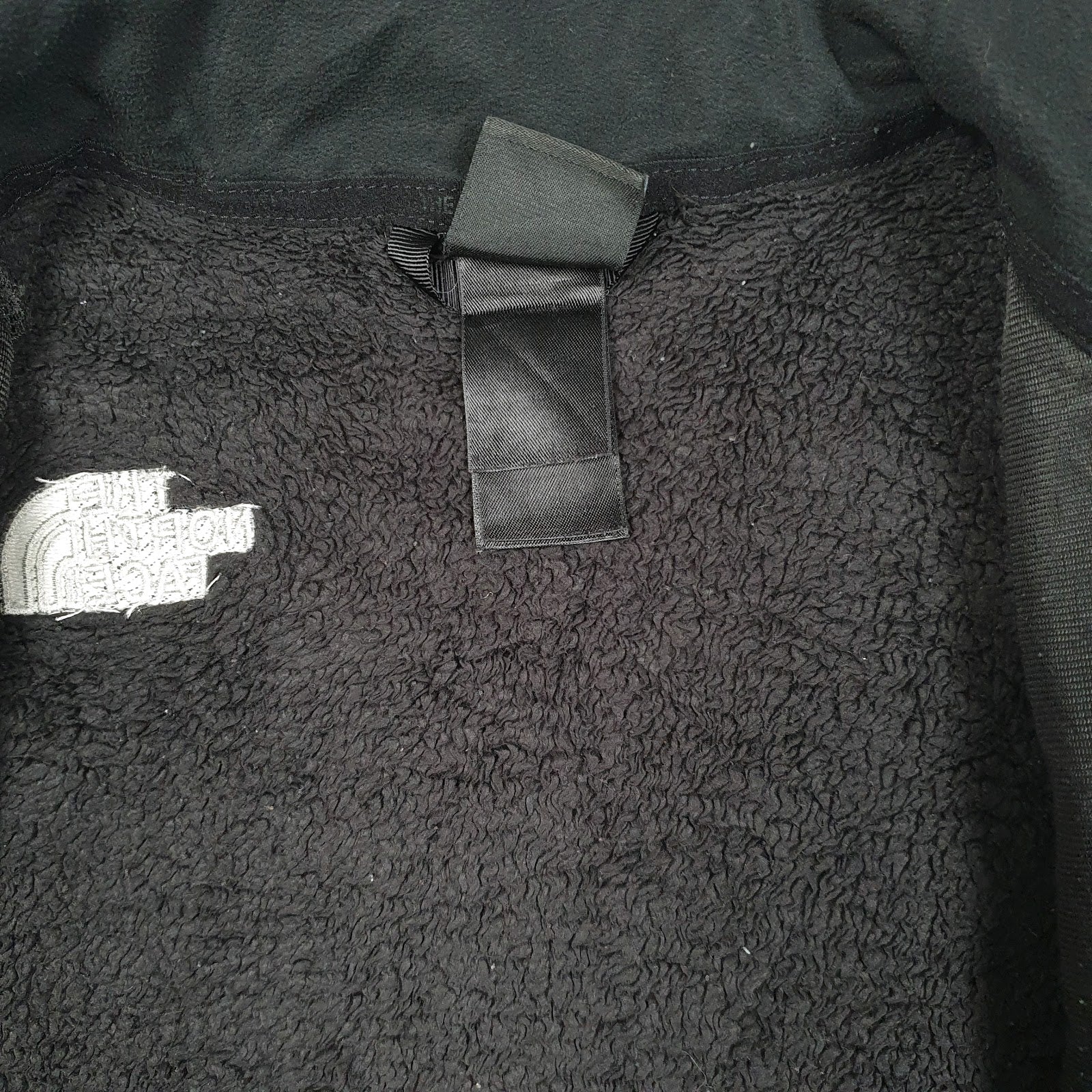 Womens Black The North Face Fluffy Full Zip Jumper