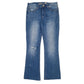 Womens Blue Seven7 Distressed Casual JeansW30 L28